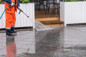 pressure washing